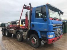 2008 DAF CF 85-360 8x4 Hook Loader