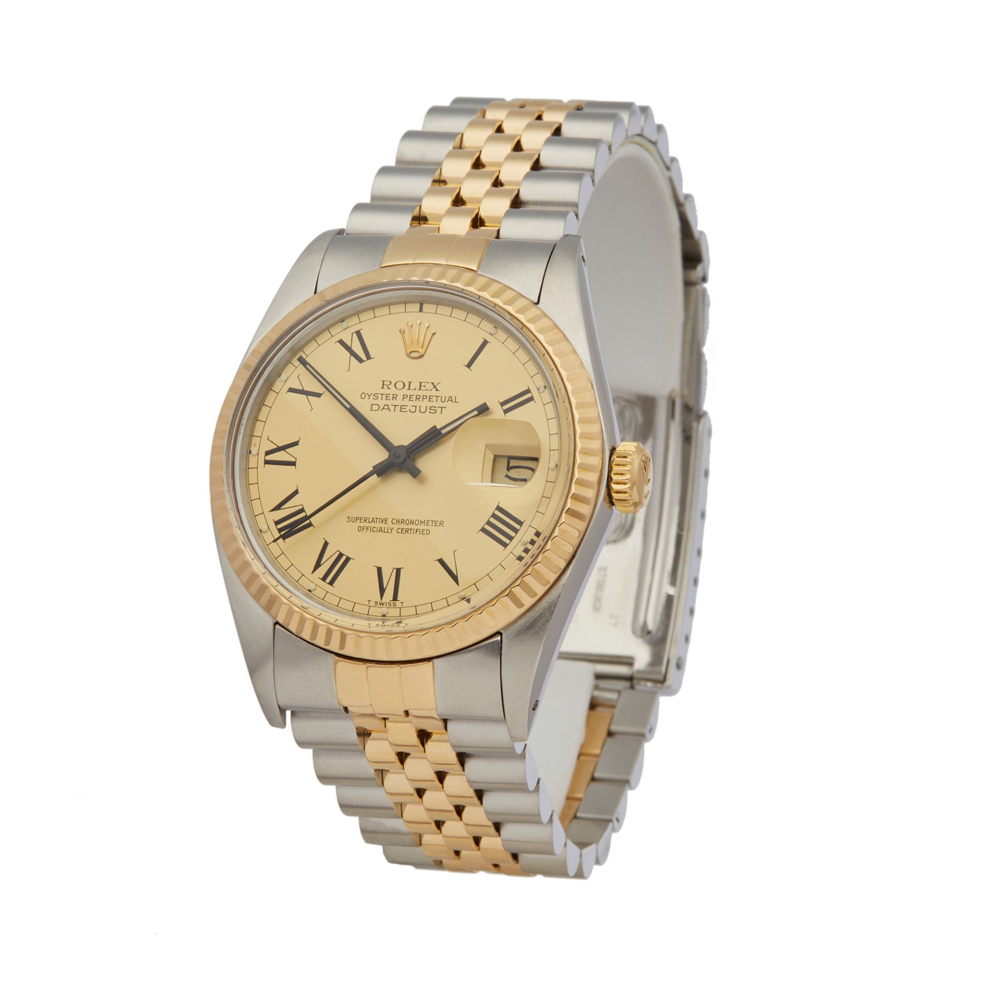 1989 Rolex Datejust Stainless Steel & 18K Yellow Gold - 16013 - Image 6 of 7