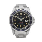 1973 Rolex Submariner Single Red Stainless Steel - 1680