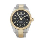 2018 Rolex Skydweller Stainless Steel & 18K Yellow Gold - 326933