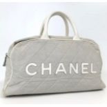 Chanel Sports Line Matelasse Canvas Handbag