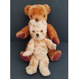 Vintage Retro Two Teddy Bears