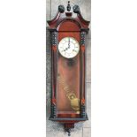 Antique Vienna Style Wall Clock 31 Day Movement Strikes on The Hour