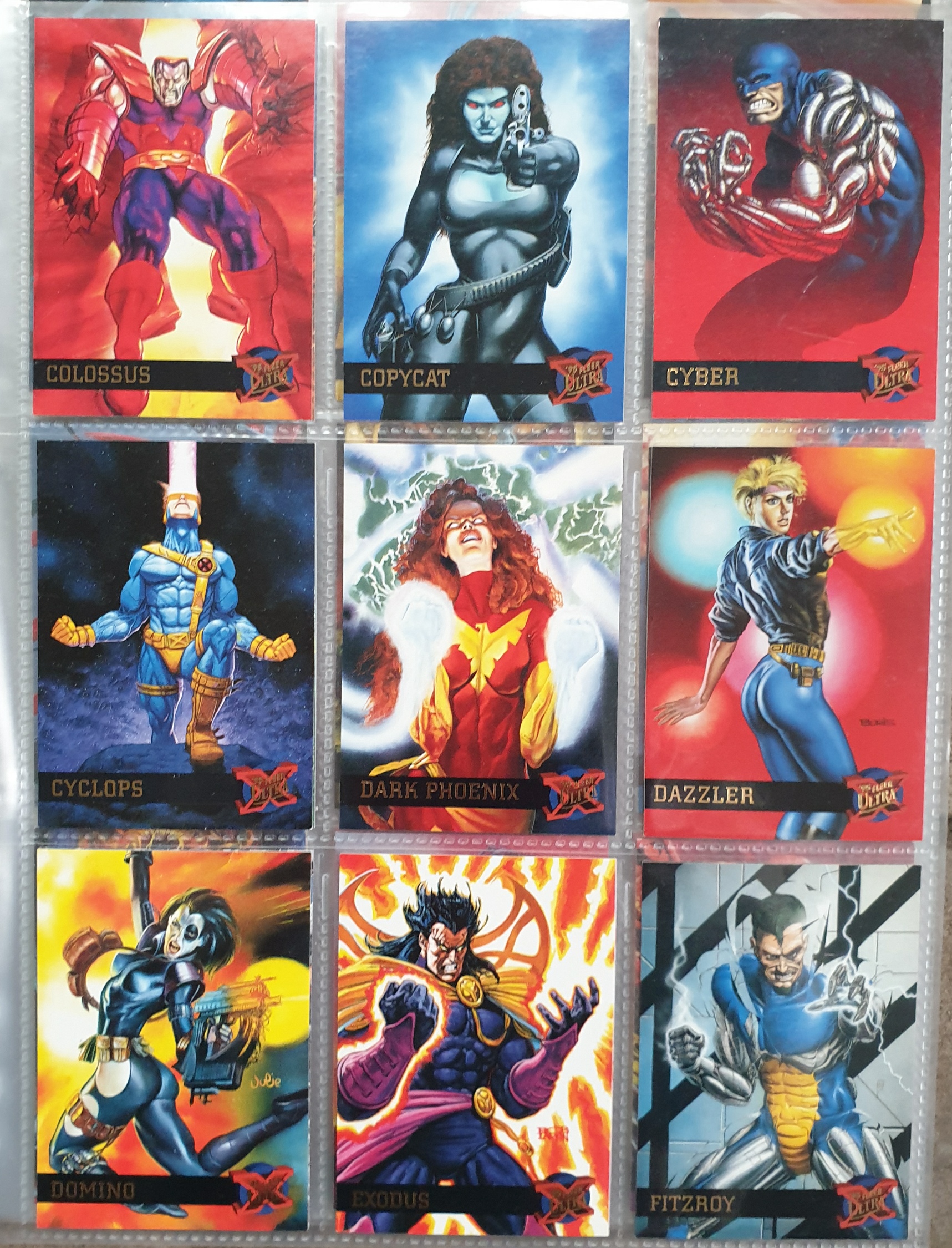 Collectable Marvel Comic Cards Fleer Ultra 95 X-Men etc. Total of 150 cards c1994 - Image 3 of 6