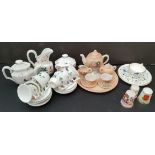 Antique Vintage Collectable Dolls Tea Services and Thimbles Includes Coalport