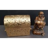 Vintage Retro Leonardo Collection Buddha & Brass Box