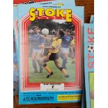 Vintage Parcel of 20 Assorted Stoke City Football Programmes 1970/80/90's