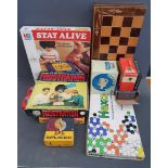 Vintage Retro Assorted Board Games Includes Frustration & Chess Set
