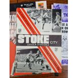 Vintage Parcel of Assorted Stoke City Football Programmes 1970/80/90's