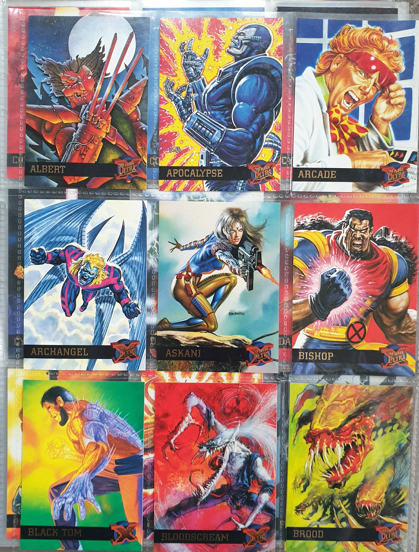 Collectable Marvel Comic Cards Fleer Ultra 95 X-Men etc. Total of 150 cards c1994 - Image 2 of 6