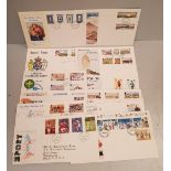 Parcel of 15 Collectable First Day Covers 1970's & 1980's With Isle of Man & GB Stamps