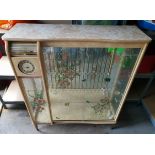 Vintage Retro Glass Fronted Cocktail Cabinet 1950/60's