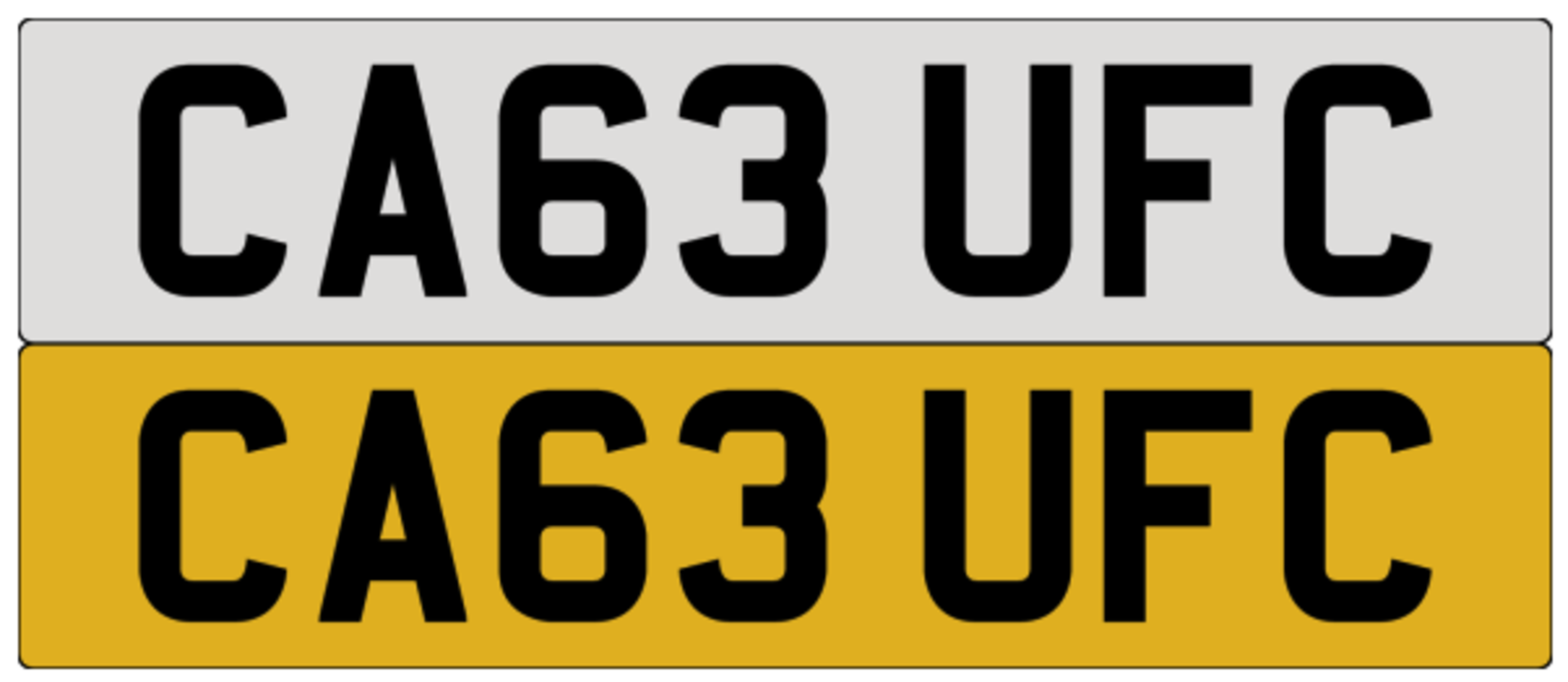 CA63 UFC, on DVLA retention ready to transfer.