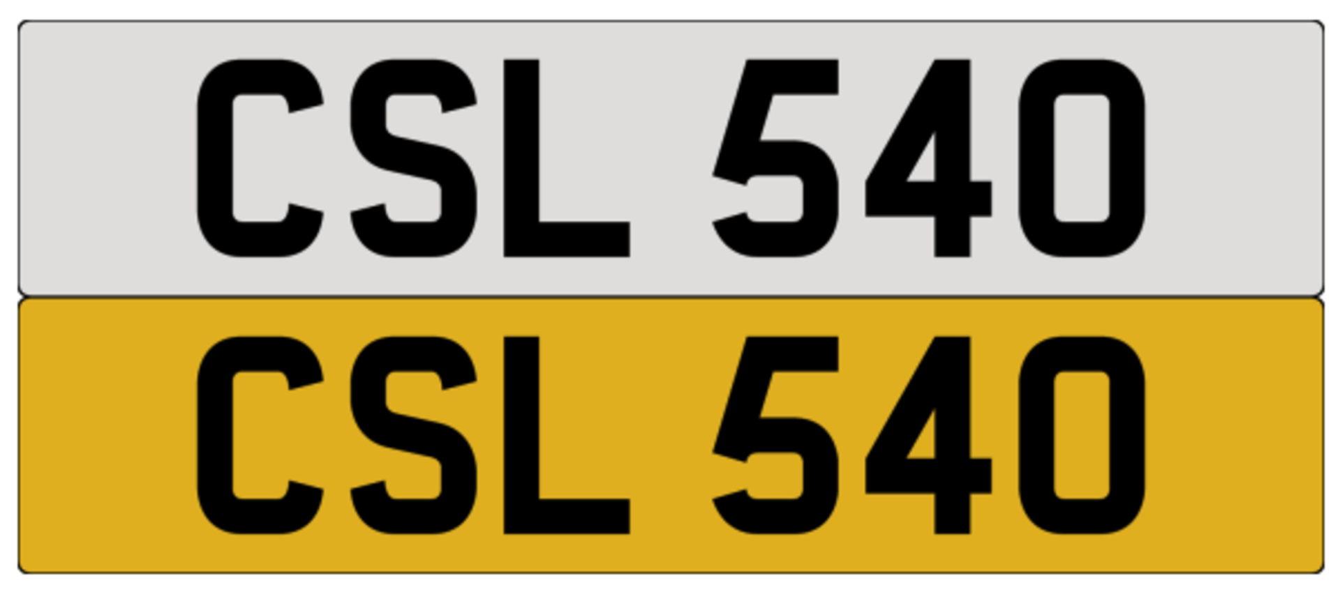 On DVLA retention, ready to transfer CSL 540