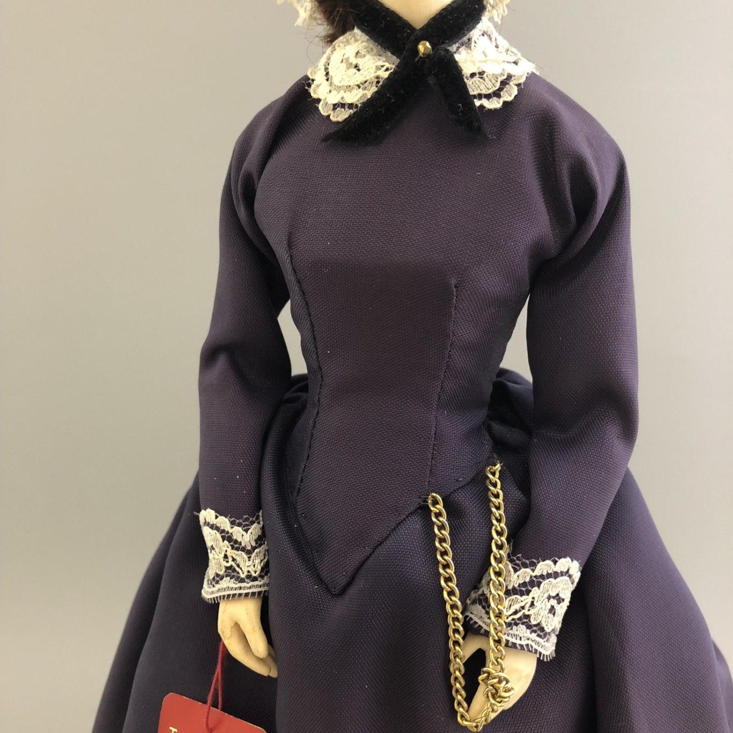 Collectable Vintage Ann Parker Doll Handmade Costume Doll Florence Nightingale - Image 3 of 5