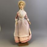 Collectable Vintage Ann Parker Doll - Handmade English Costume Doll - Regency Lady
