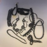 A Collection of Black Necklaces (9)
