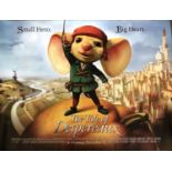 THE TALE OF DESPEREAUX CINEMA QUAD POSTER 2008 Mouse Animation - Rolled