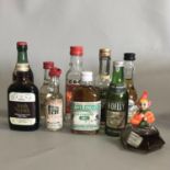 A parcel of 10 alcoholic drink miniatures with free UK delivery and No Reserve