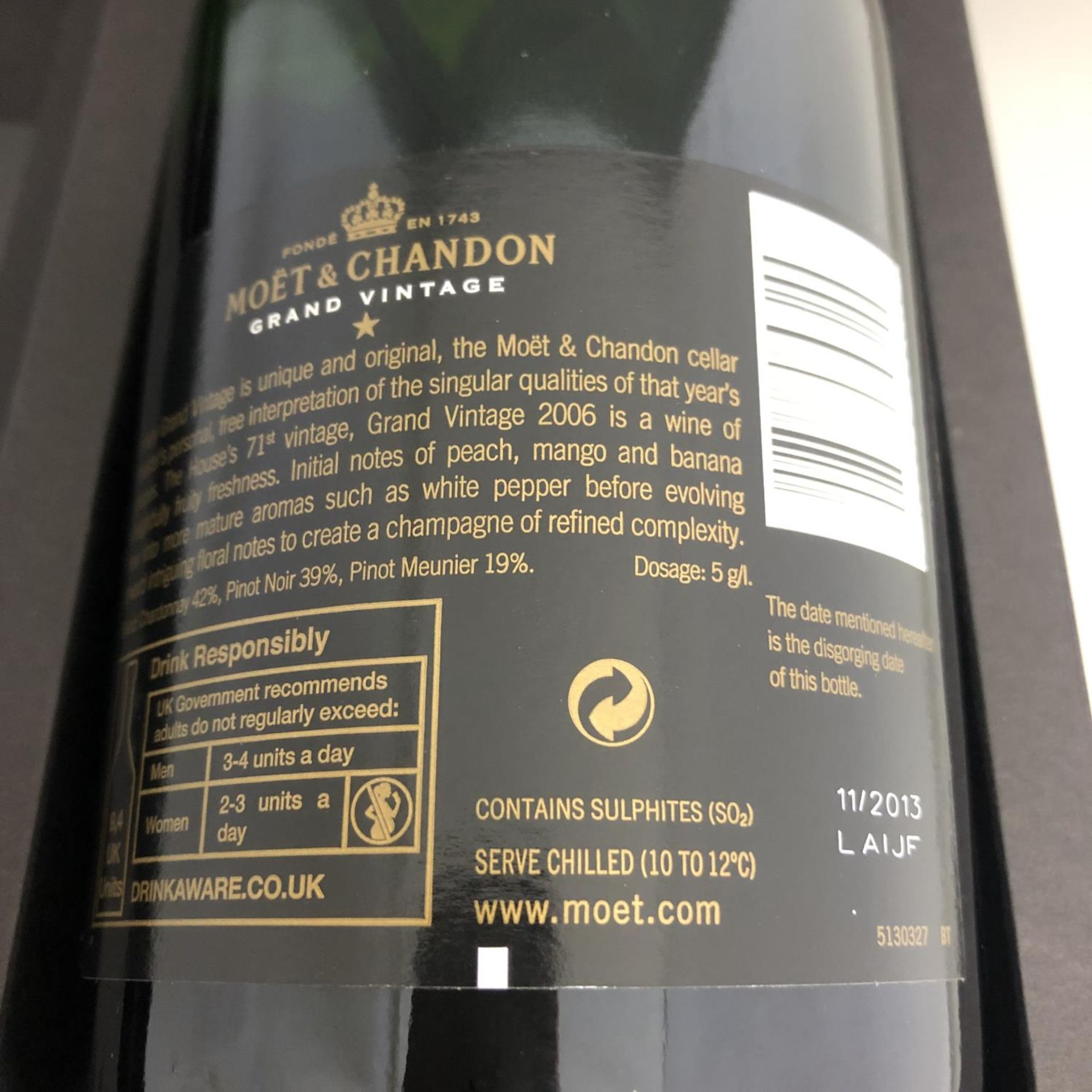 Moet & Chandon Champagne Grand Vintage 2006 in Original Box - Image 2 of 3