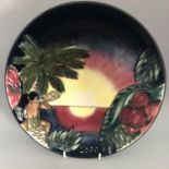 Limited Edition Moorcroft pottery plate Millennium Birth of Light Nicola Slaney