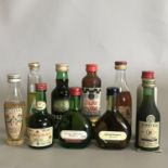 A parcel of 10 alcoholic drink miniatures with free UK delivery and No Reserve