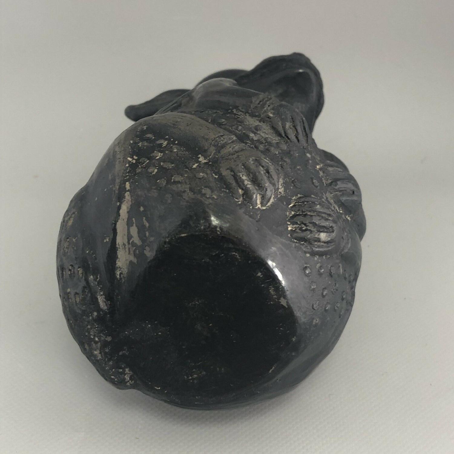 Antique Primitive South American Clay Pottery Figural Dog Vase - Image 6 of 8