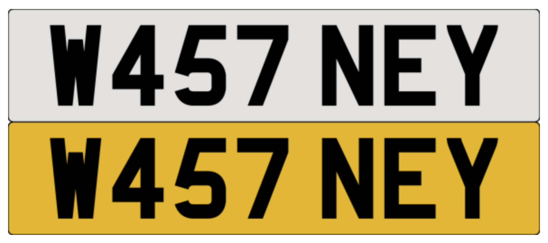 W457 NEY on DVLA retention, ready to transfer.