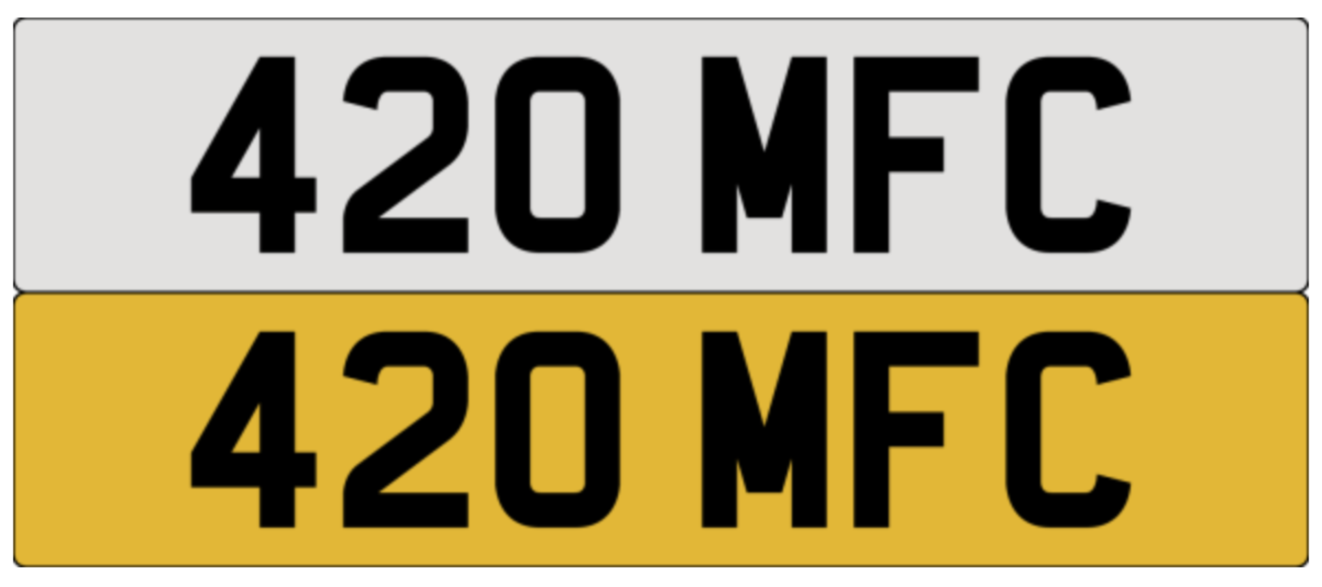 420 MFC on DVLA retention, ready to transfer.