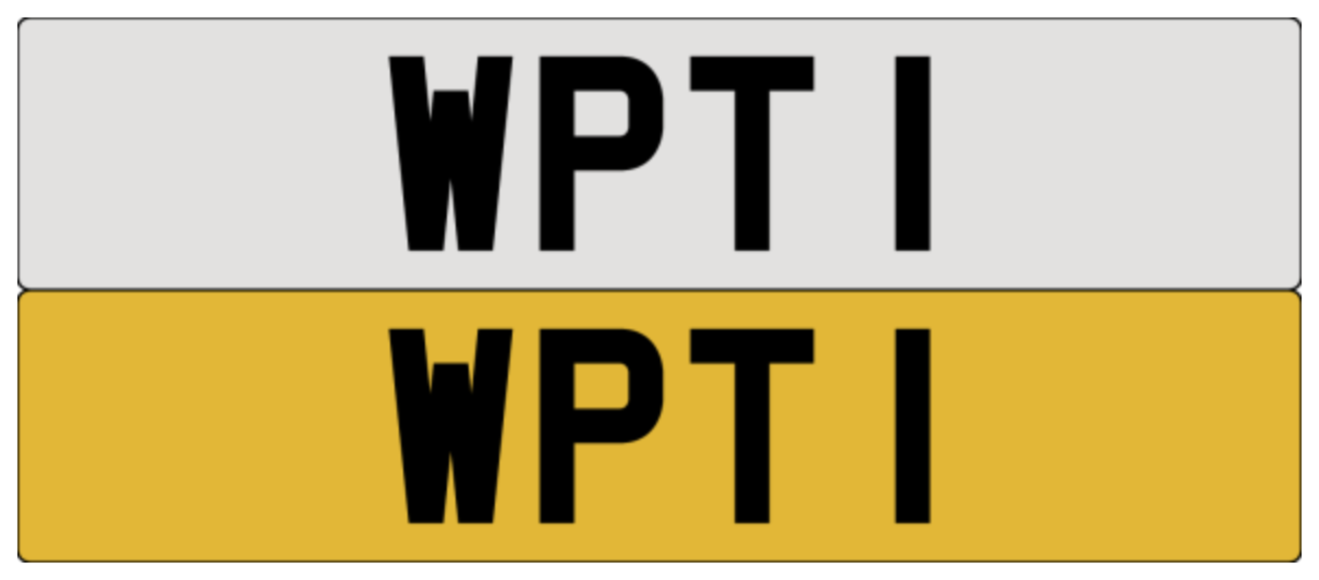 WPT 1 on DVLA retention, ready to transfer.