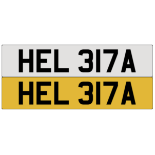 HEL 317A on DVLA retention, ready to transfer.