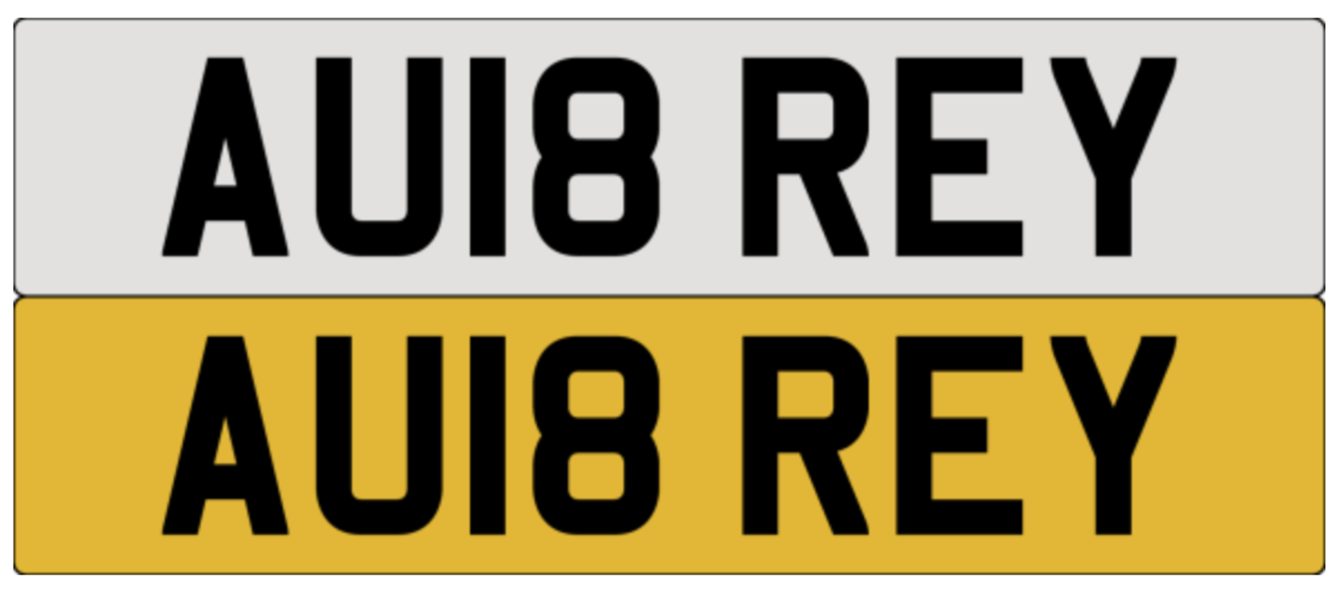 AU18 REY on DVLA retention, ready to transfer.