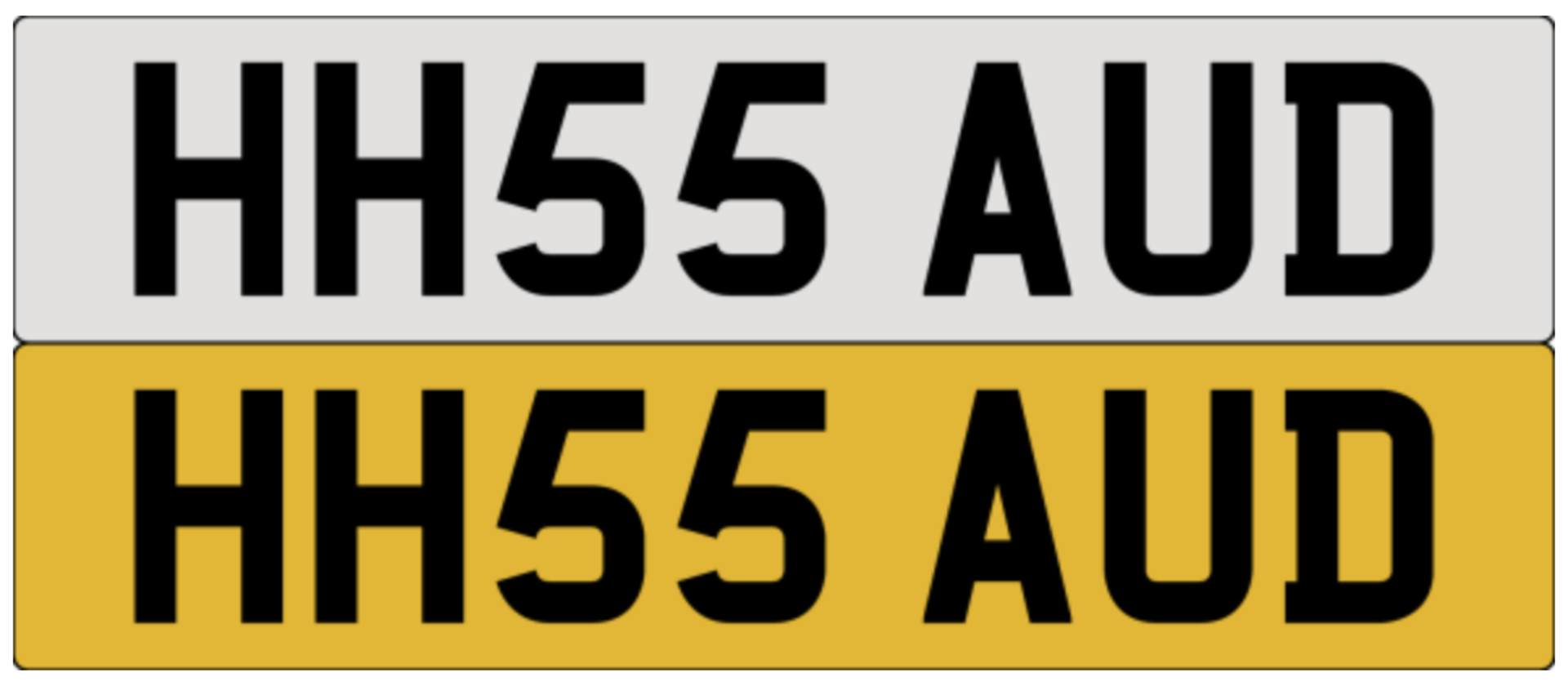 HH55 AUD on DVLA retention, ready to transfer.