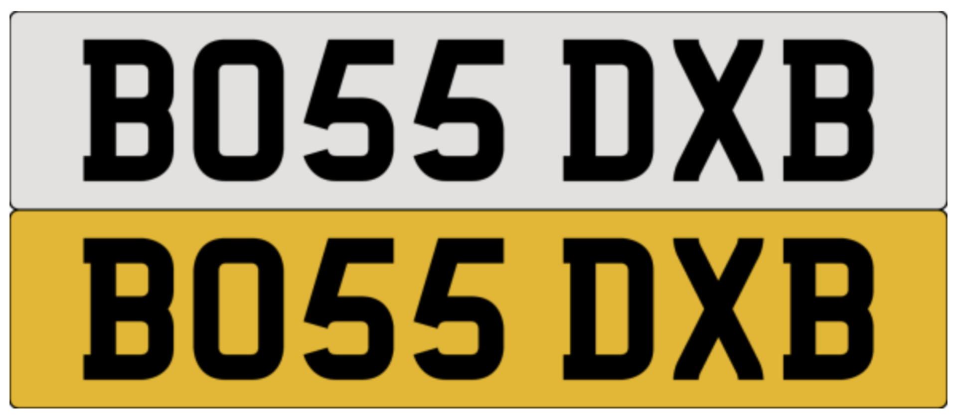 B055 DXB on DVLA retention, ready to transfer.