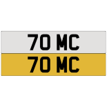 70 MC on DVLA retention, ready to transfer.