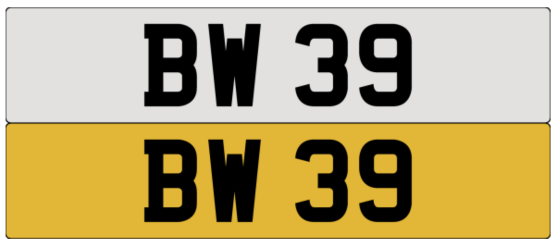 BW 39 on DVLA retention, ready to transfer.