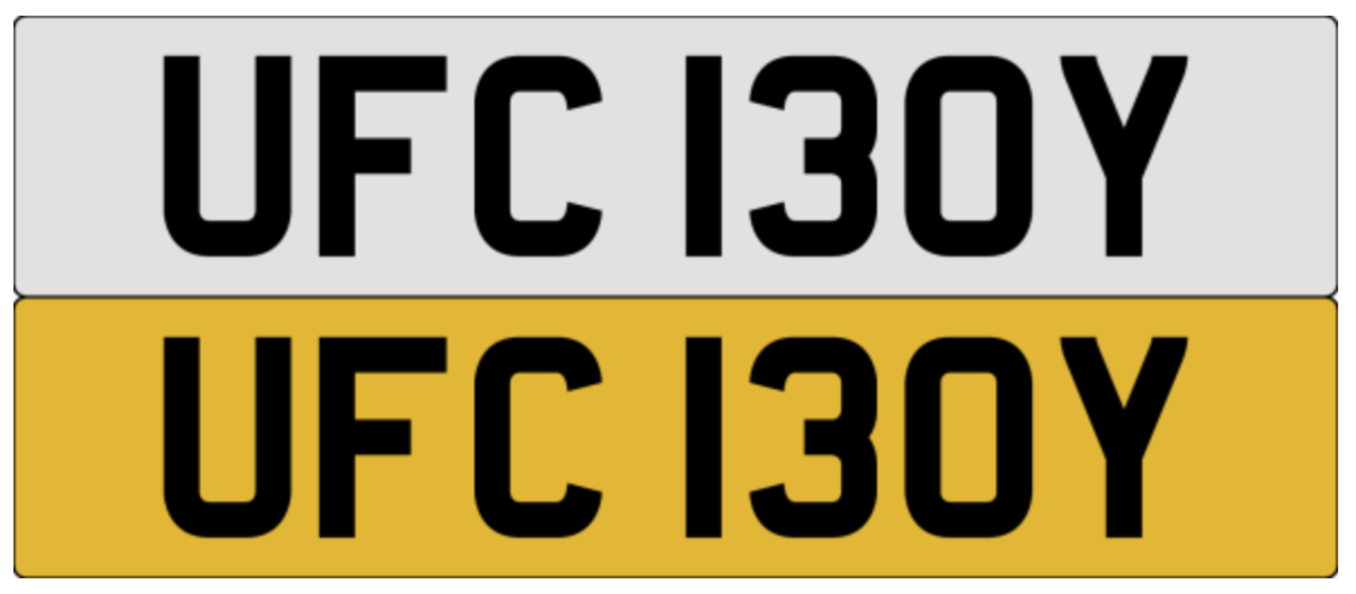 UFC 130Y on DVLA retention, ready to transfer.