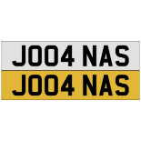 JO04 NAS on DVLA retention, ready to transfer.