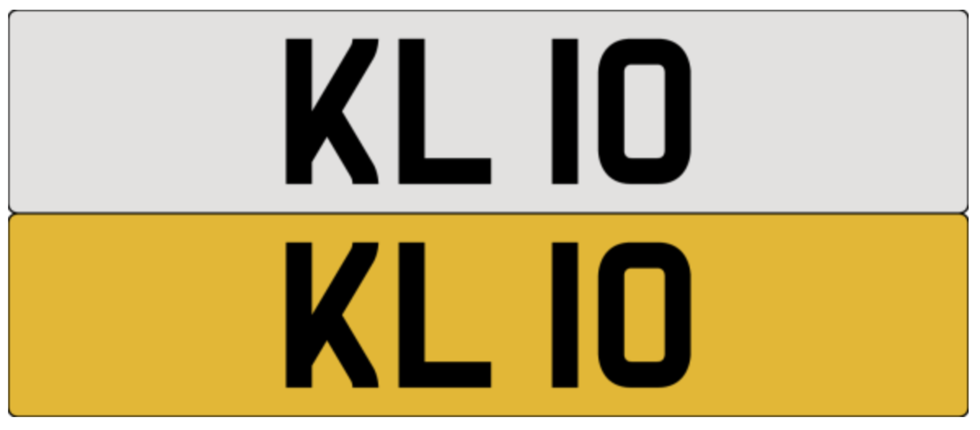 KL 10 on DVLA retention, ready to transfer.