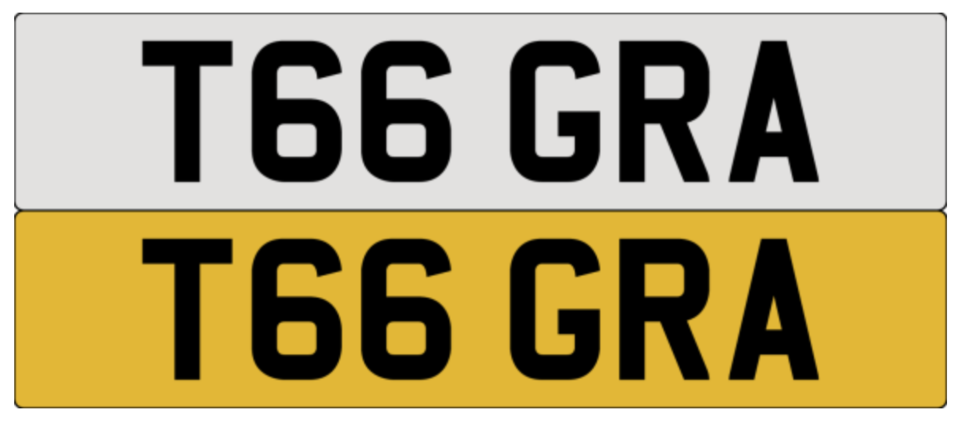 T66 GRA on DVLA retention, ready to transfer.