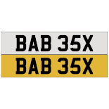 BAB 35X on DVLA retention, ready to transfer.