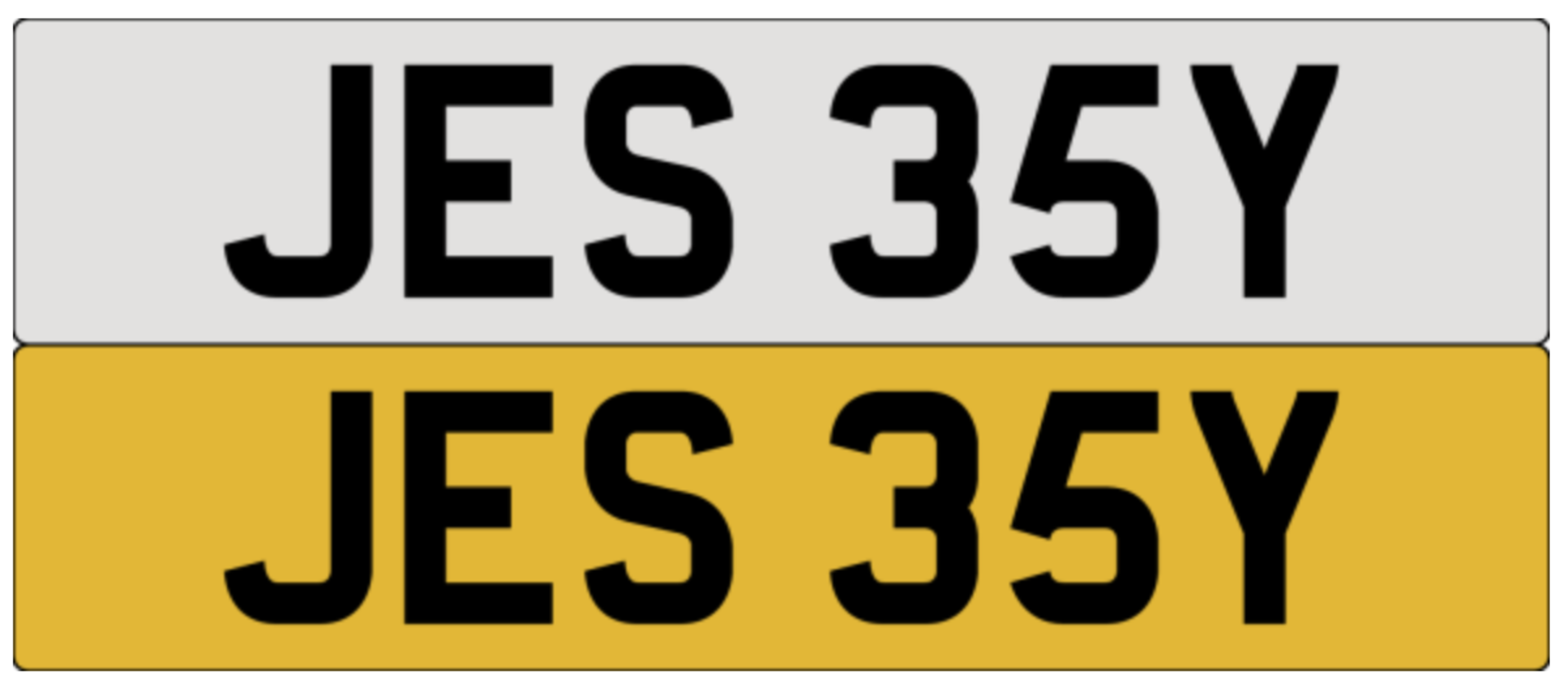 JES 35Y on DVLA retention, ready to transfer.