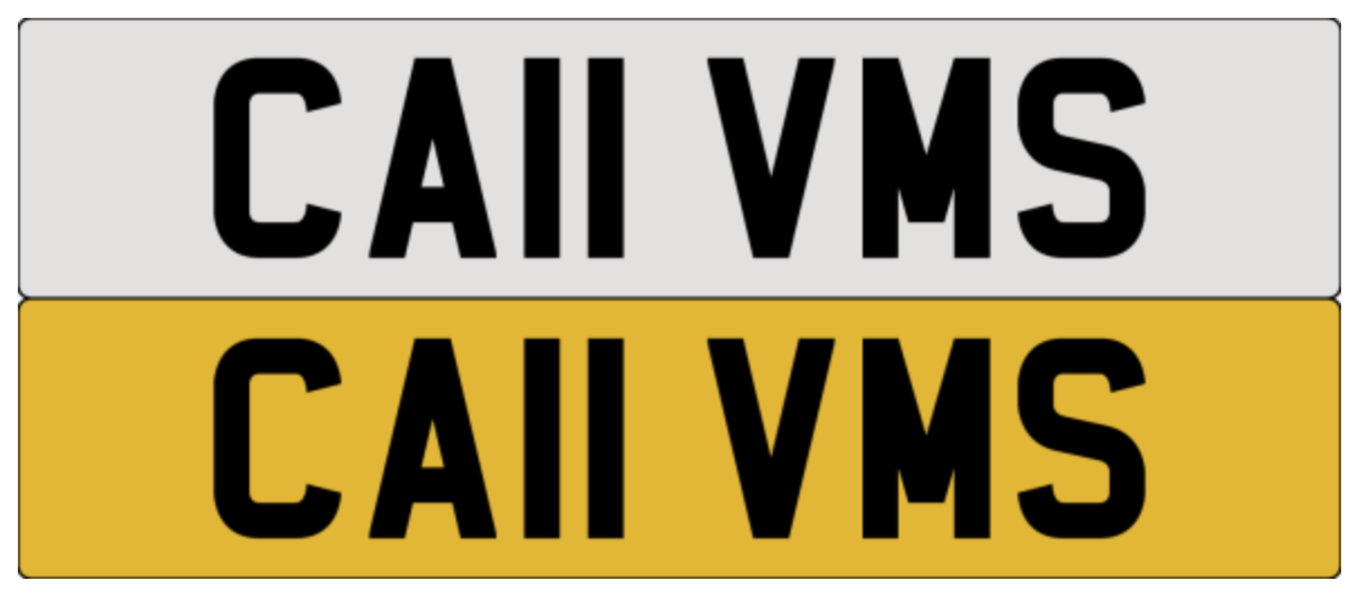 CA11 VMS on DVLA retention, ready to transfer.