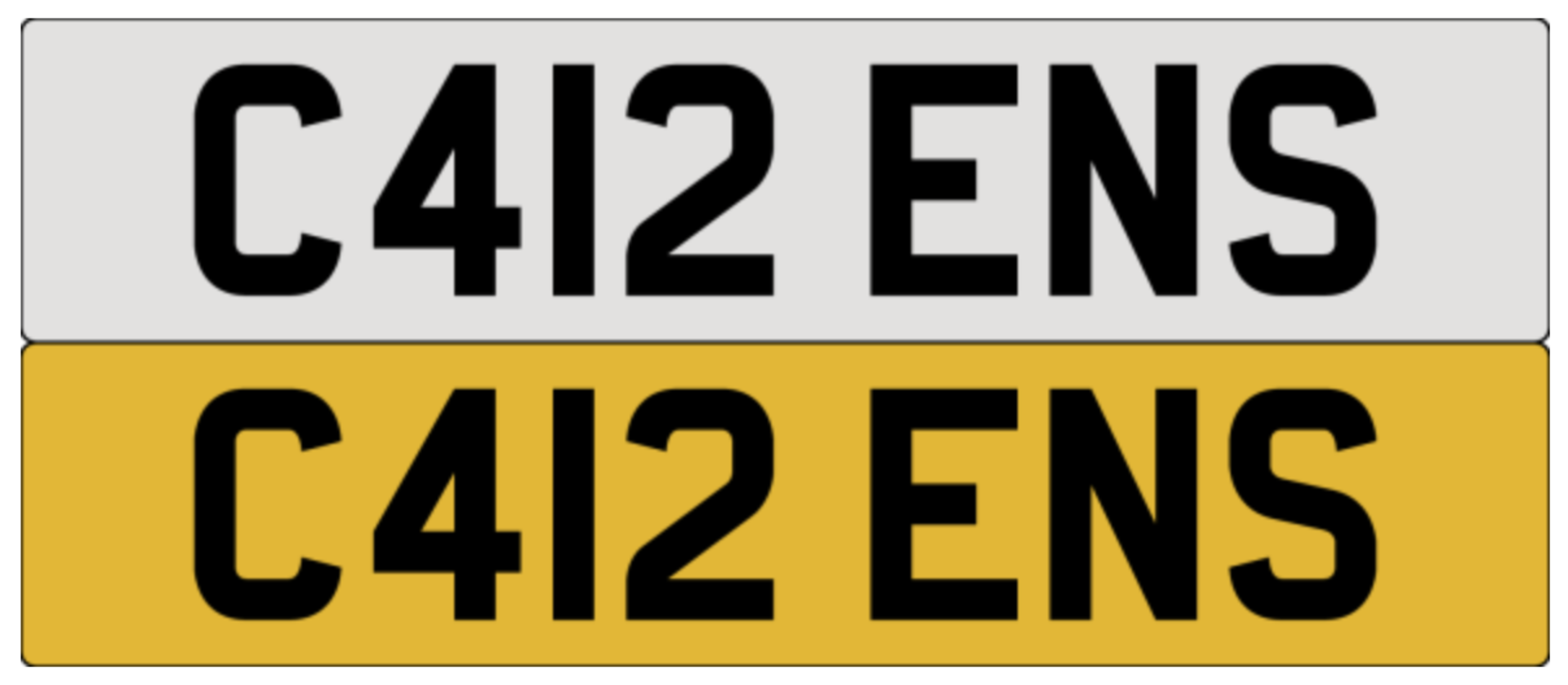 C412 ENS on DVLA retention, ready to transfer.