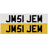 JM51 JEM on DVLA retention, ready to transfer.