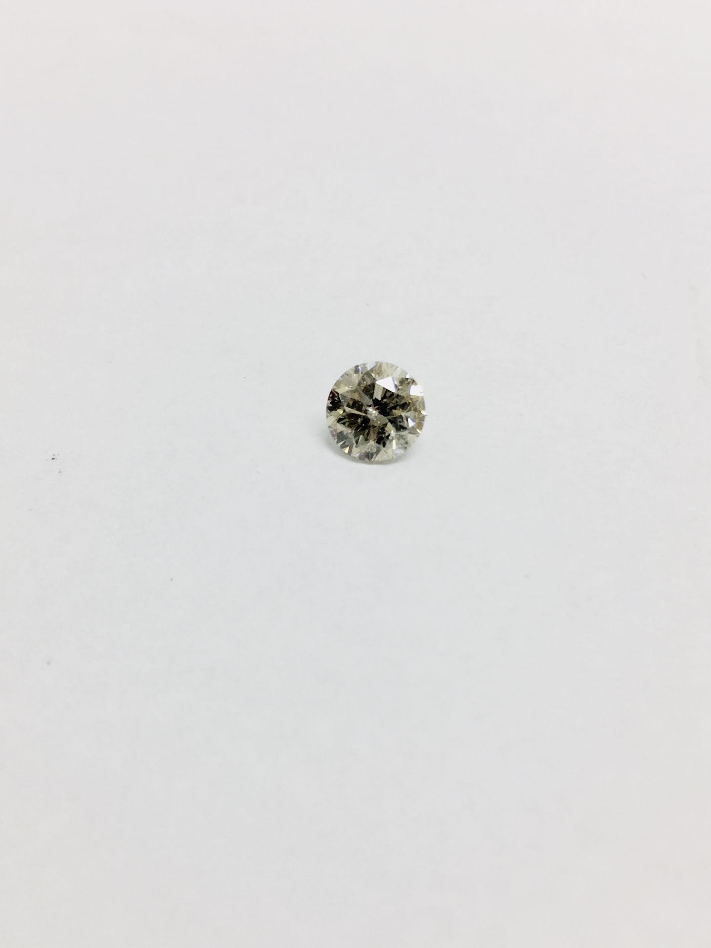 1.11ct Brilliant cut Natural diamond,J colour I1 clarity ,Clarity enhanced ,