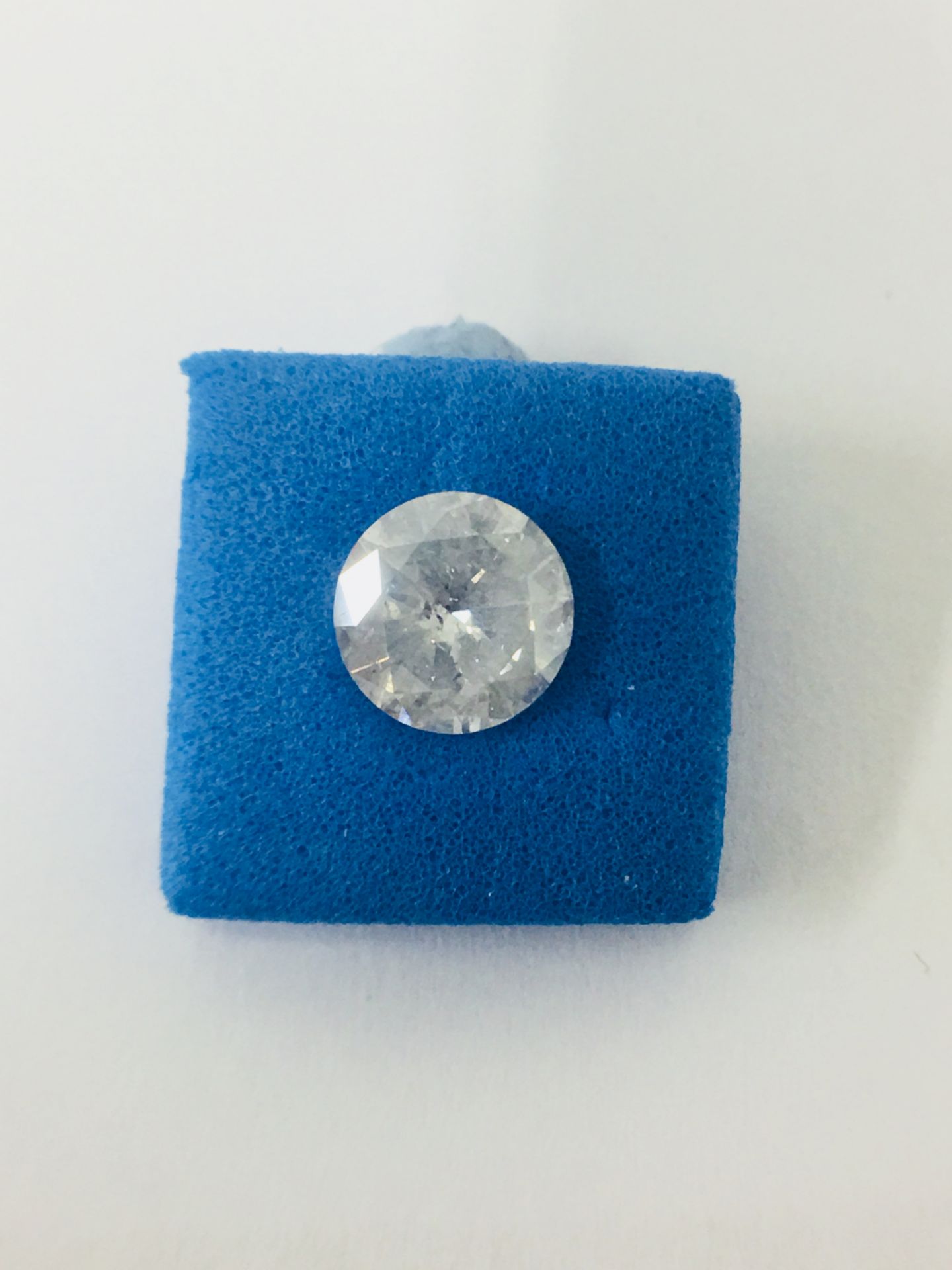 1.02ct Brilliant Cut Diamond, H colour,i2 clarity,diamond is clarity enhanced by laser