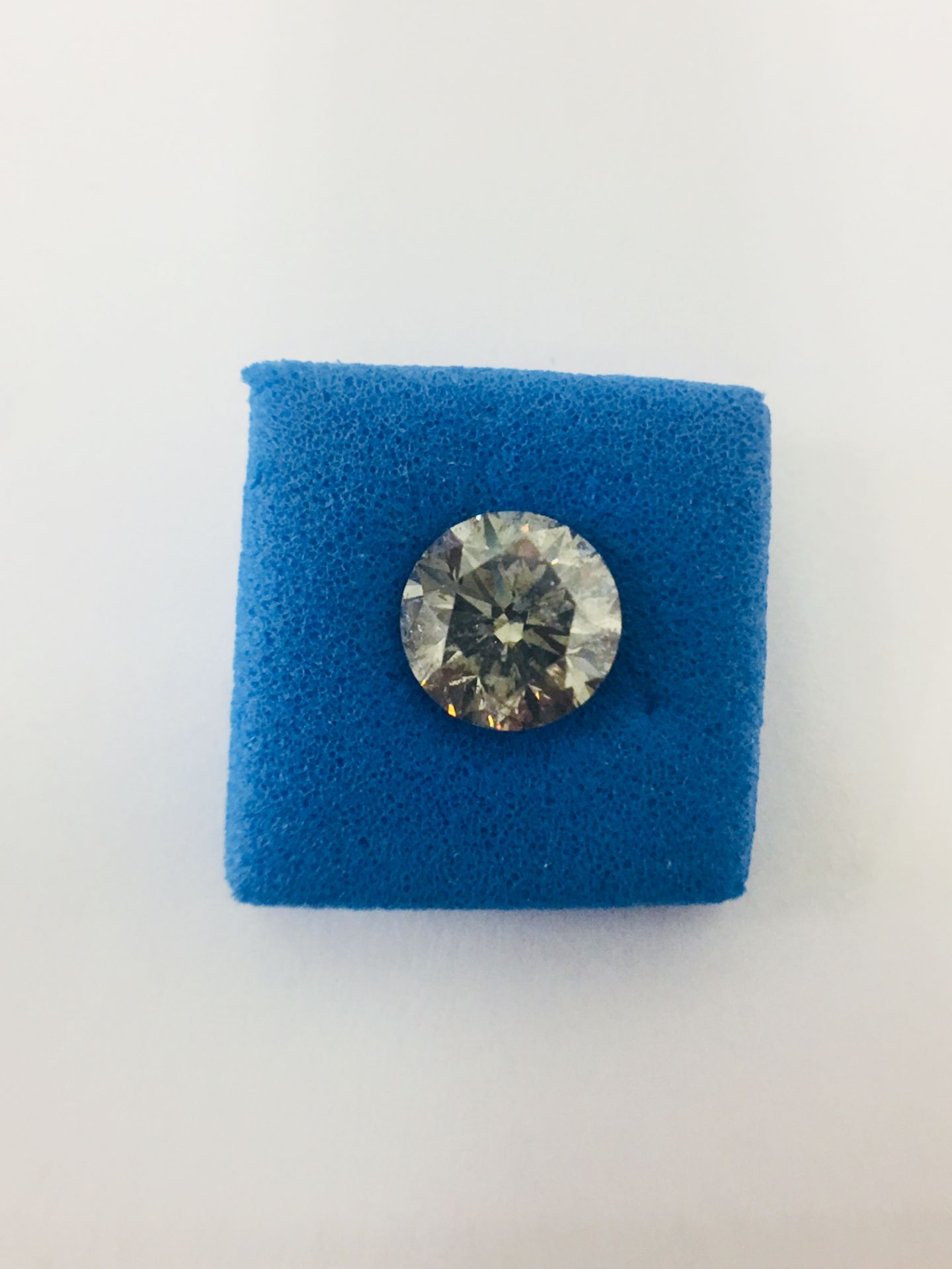 1.02ct Brilliant cut Natural diamond, L colour i2 clarity,diamond is clarity enhanced