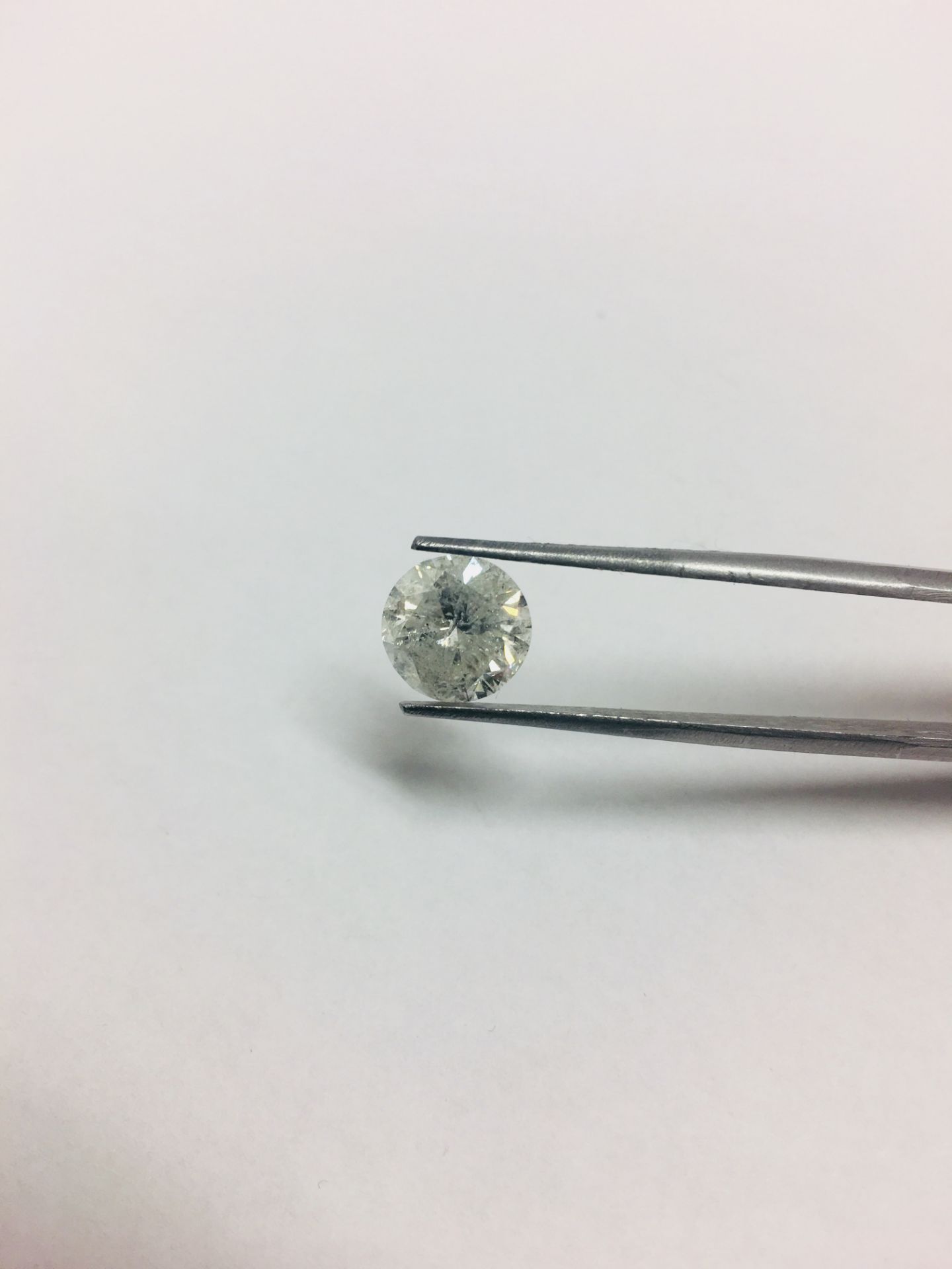 3.13ct Brillaint cut natural Diamond,clarity enhanced,H Colour i2 clarity, - Image 3 of 3