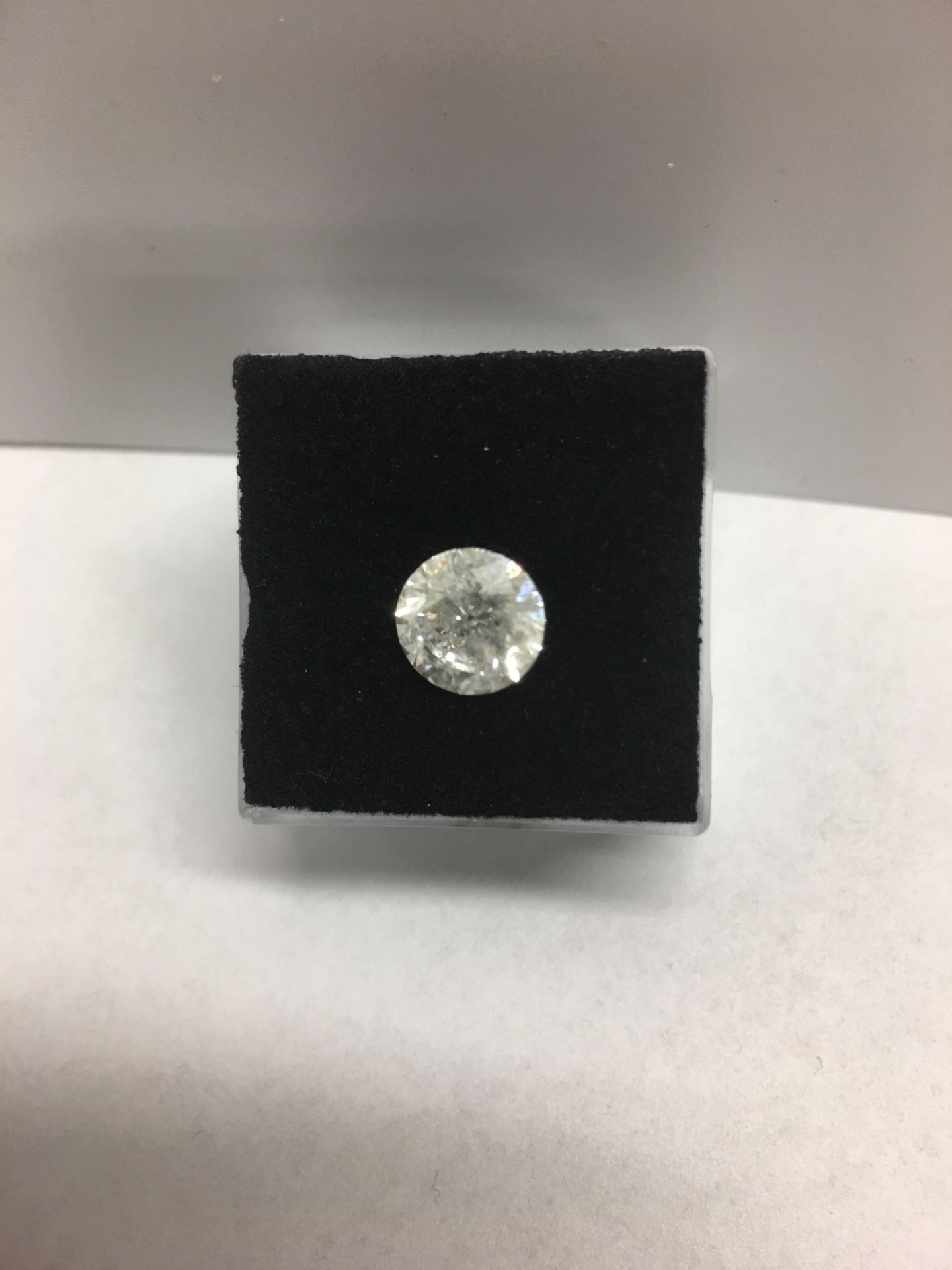 2.08ct Brillinat cut natural diamond ,clarity enhanced,H Colour i2 clarity ,